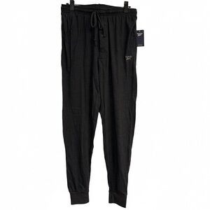 HP🎉 NWT Reebok Men's Charcoal Heather Sleepwear Joggers M | Lounge Sweatpants